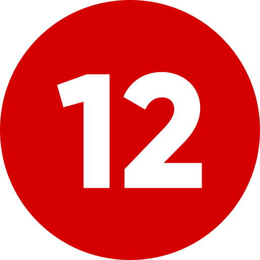Learn TwelveNumbers in english