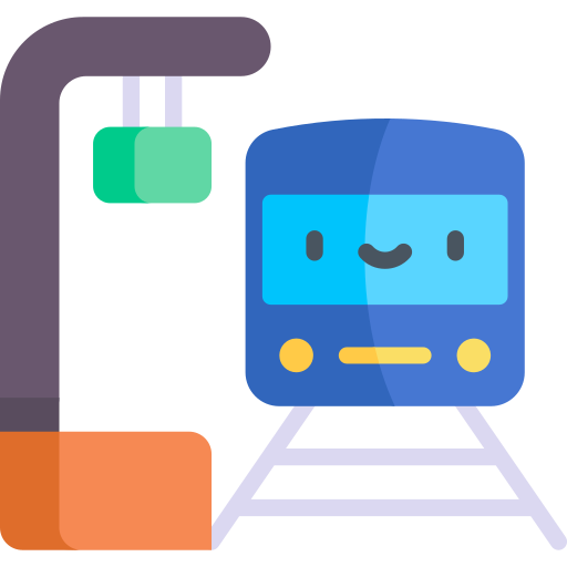 Learn Train StationPlaces Buildings in english