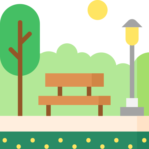 Learn ParkPlaces Buildings in english